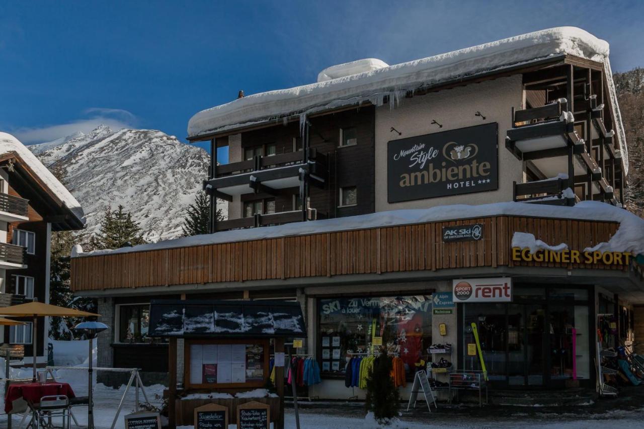 Ambiente Mountain Style Hotel Saas-Fee Luaran gambar